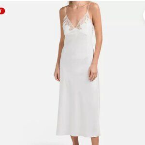 Natori Plume Gown - Silk Slip